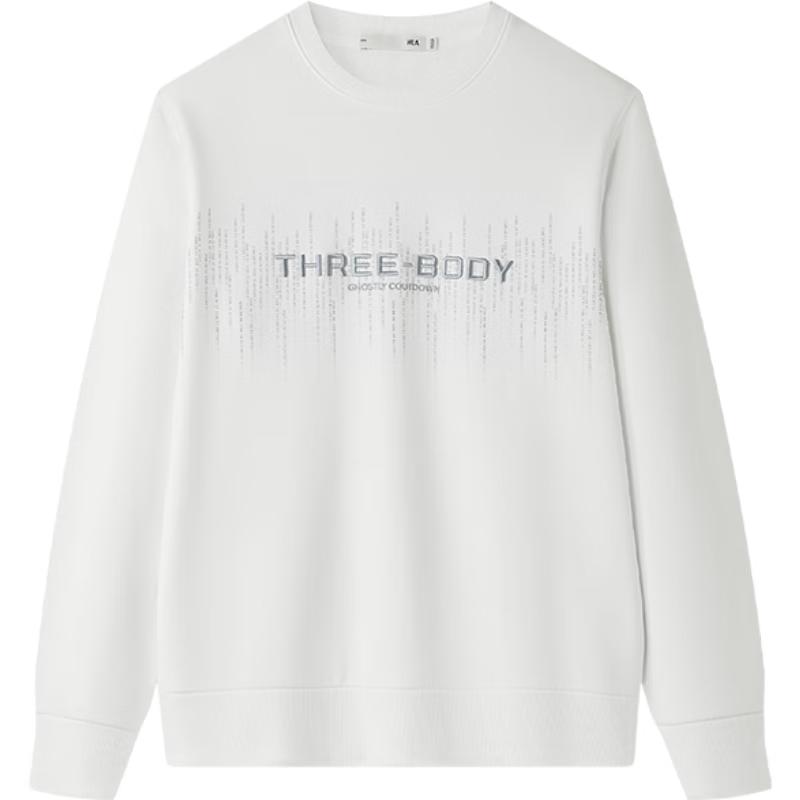 

HLA Men s Three-Body English Logo Fleece Sweatshirt M