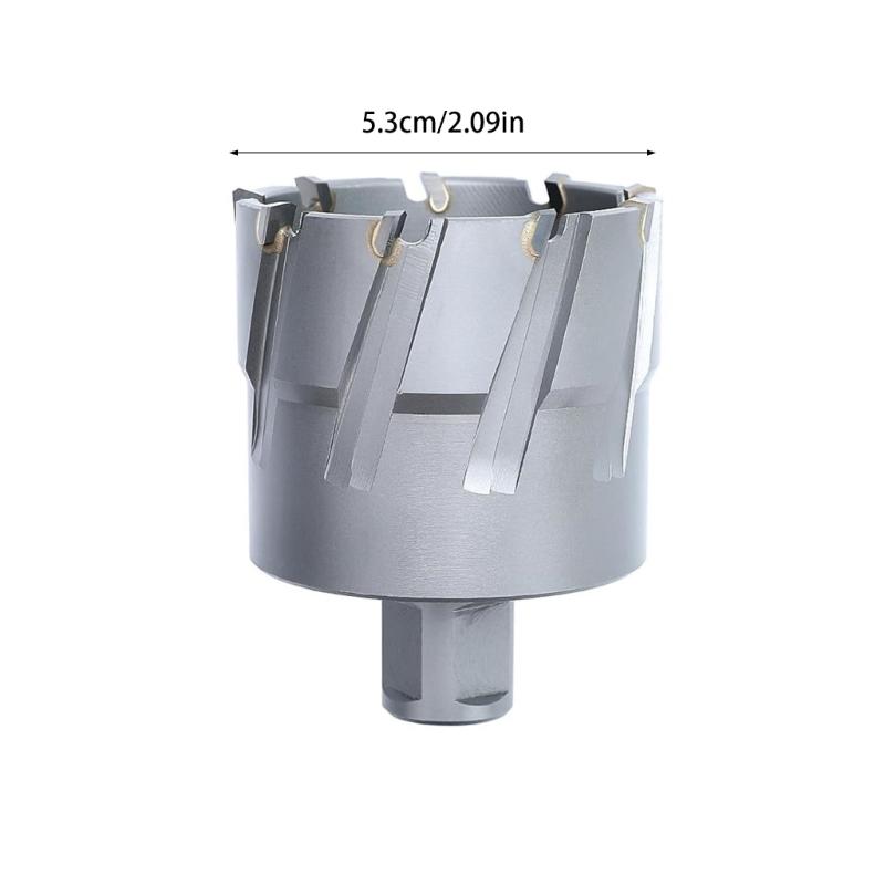 Annular Cutter For Stainless Steel Hard Metals 2 Inch Cutting Depth 1-3/8 Inch Diameter Drill Press Machine Compatible