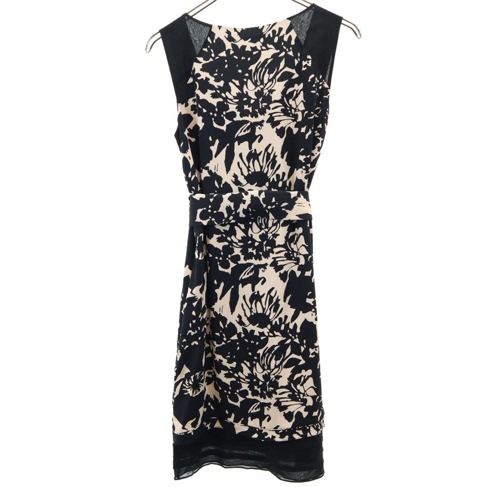 Diane von Furstenberg Silk Blend No Sleeve One Piece Beige Women Used