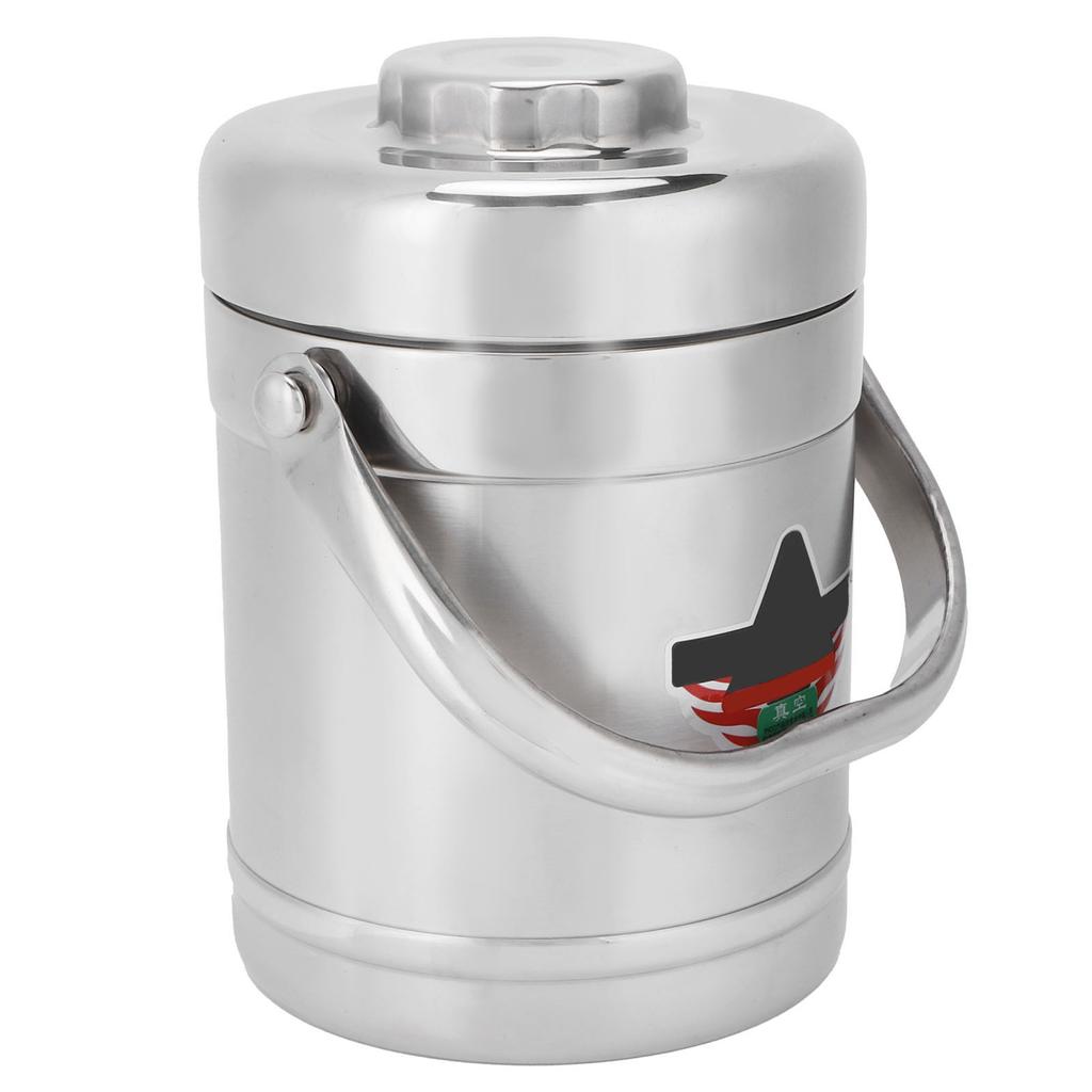 1.2L StraightShaped Stainless Steel Vacuum Lunch Box Pot Insulated Food Container for School