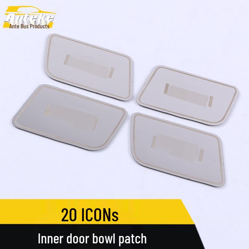 2020 ICON Interior Door Bowl Decorative Frame & Handle Electroplated Sequin Special