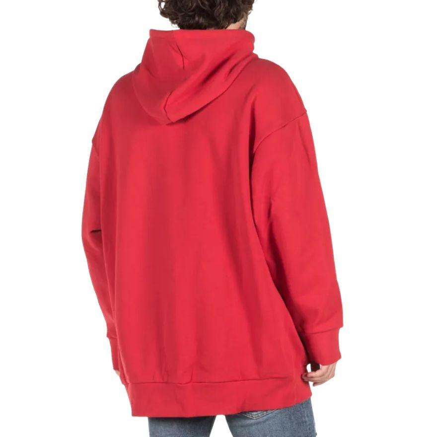 adidas Originals Tref Over Hood Printing Logo Red Men's DH5769