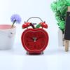Cute Cartoon Fruit Shape Alarm Clock with Lights for Children Students Wake Up Bell Cartoon Creative Simple Ring Alarm Clock