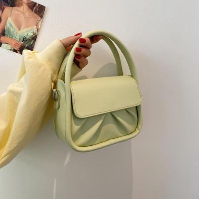 Simple Women's Cross-Body Bag Portable Shoulder Bag Fashion Design Small Square Bag