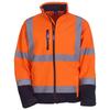 Yoko Unisex Adult Band & Brace Hi-Vis Safety Soft Shell Jacket