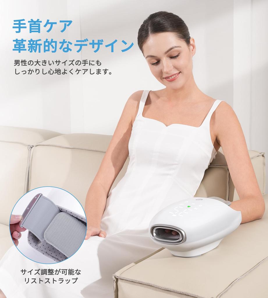 KNQZE Hand Care Relaxation Device for and 6 Pressure 6 Massage Hand Rest for Left and Right Japanese Instruction Birthday Respect for the Aged New