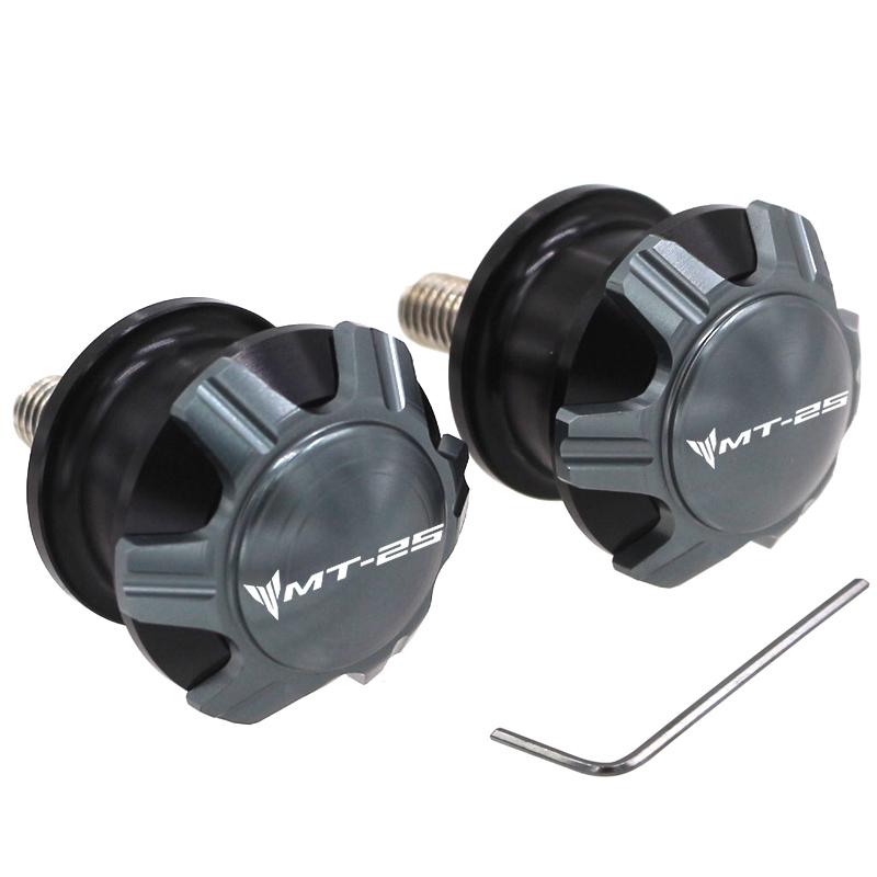 Bobine de braț oscilant din aluminiu CNC pentru motociclete, șuruburi, glisor pentru Yamaha MT-03 MT03 MT-25 MT 25 YZF R3 YZF R25 YZF-R3