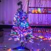 Outdoor LED Solar Starry Sky String Lights for Garden, Courtyard, and Street Decor - Colorful Flashing Lights