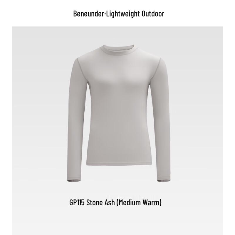 Beneunder Men's Medium Warmth Thermal Base Layer Top GP115