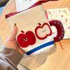 Desktop Storage Cartoon Cat Stationery Bag Korean Style Water Cup Shape Handheld Pen Container Aesthetic Large Capacity