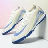 Seamless fly-woven football shoes men's low-top youth long nails broken nails training sports shoes 2025 retail