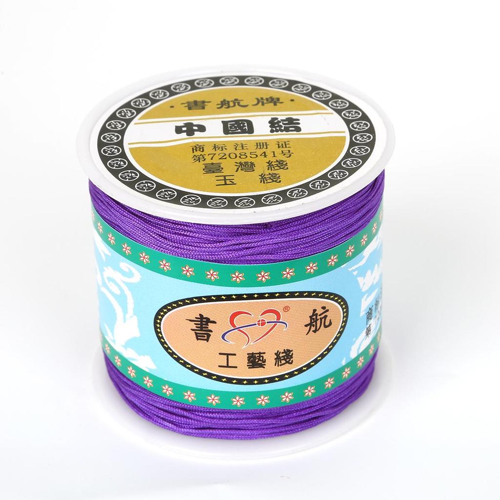 91-274Meter Cotton Cord Nylon Cord Thread String DIY Beading Braided Bracelet Jewelry Making