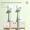 Punch-Free Wall-Mounted Electric Toothbrush Holder