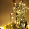 Waterproof Solar Cork LED String Lights: 10-20 Bulb Options for Wine Bottles