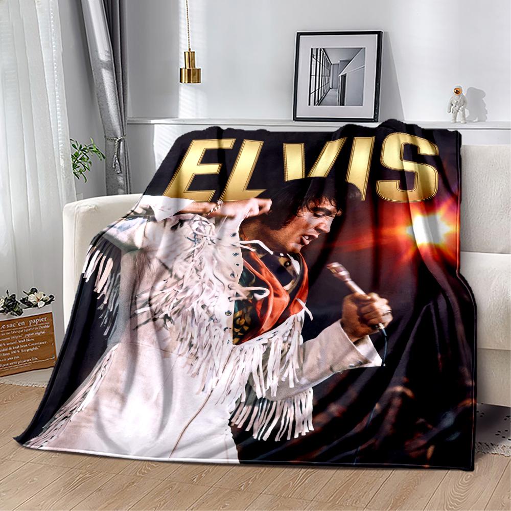 Elvis Presley Performance Blanket Ultra-Soft Suitable for Seaside Picnics Sofa for All Occasions Modern Best Holiday Gift for Friends Family