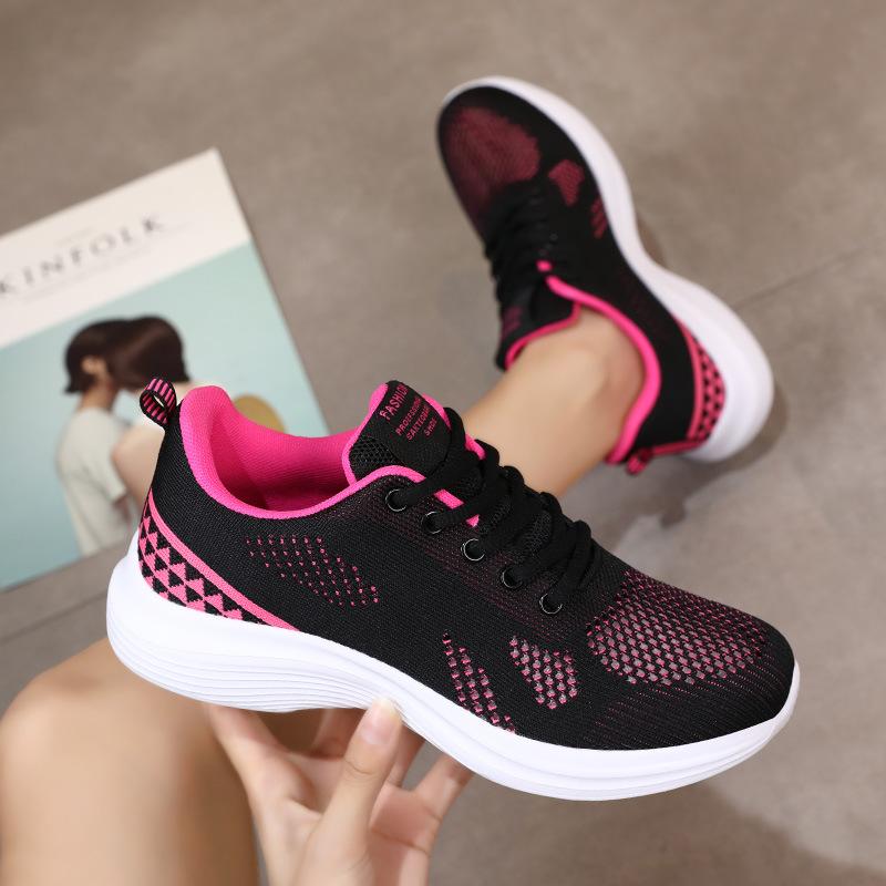 Hollow single mesh sports shoes summer new casual mesh breathable mesh shoes student running shoes 35
