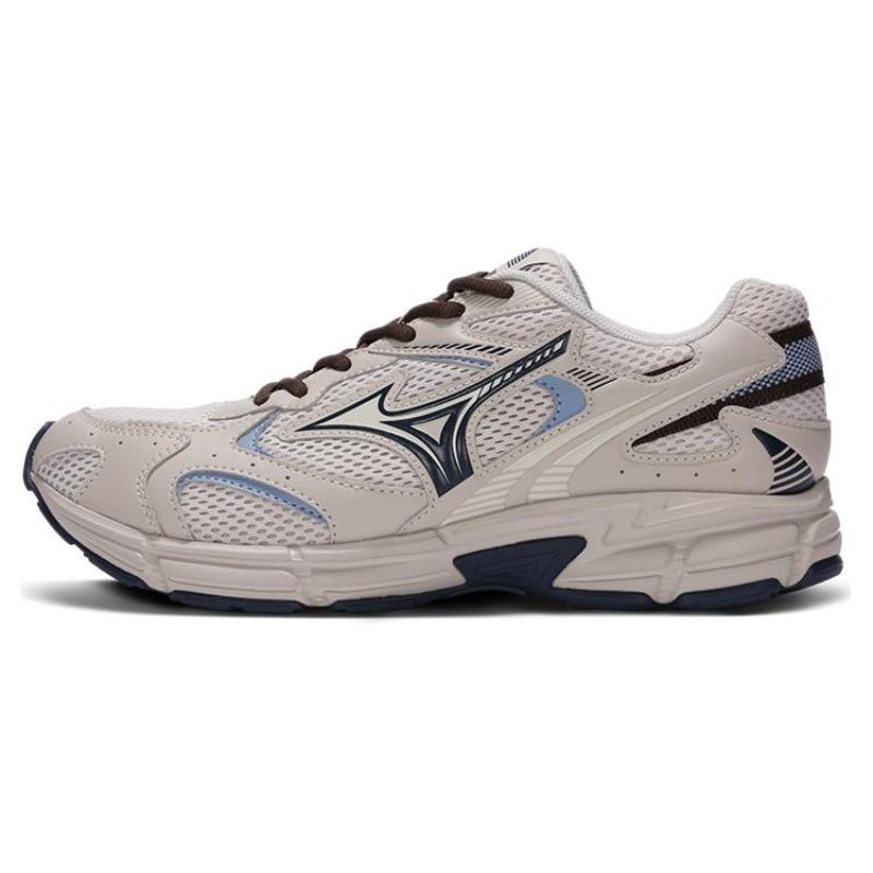 Mizuno Speed 2K Износостойкие Дышащие Низкие Кроссовки для Бега Унисекс Серо-Синие Кроссовки D1GH222915 41