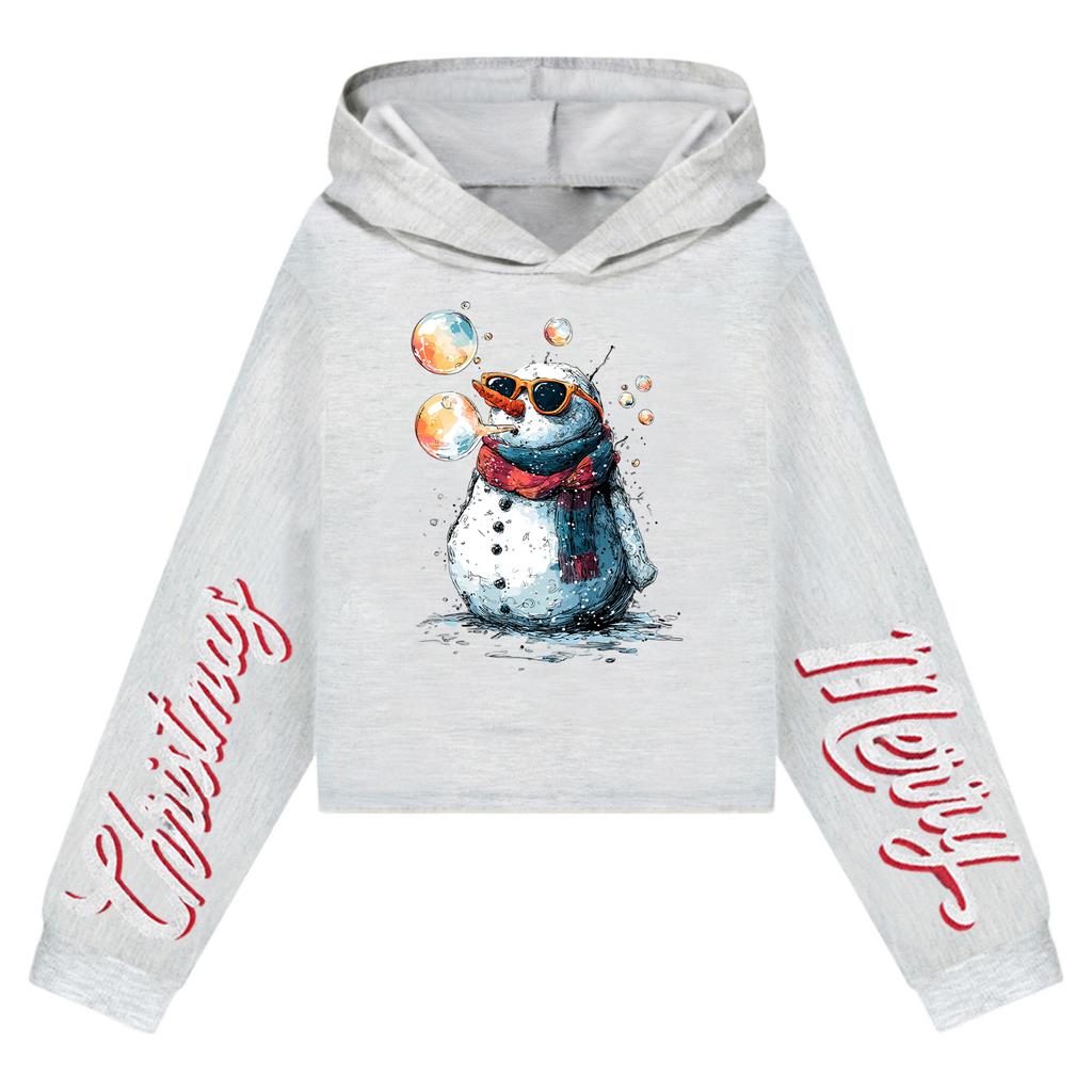Kids Casual Fashion American Flag Printed Long Sleeve Hooded Sweatshirt