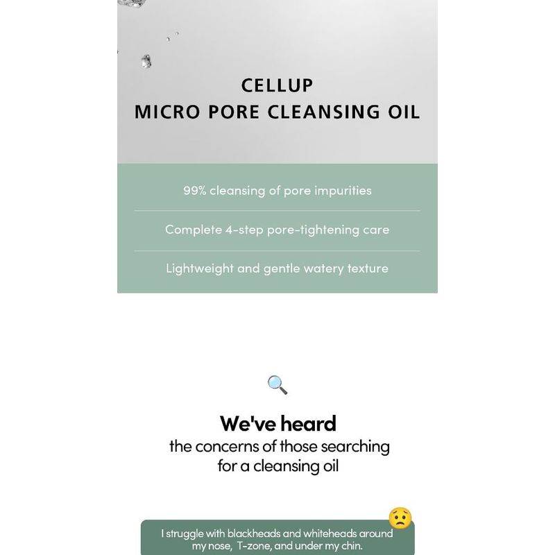 LAGOM - Cellup Micro Pore Cleansing Oil