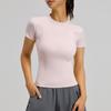 Women's Fashionable Casual Sports Leggings And Short-Sleeved Running And Fitness T-Shirt