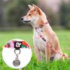 azuza Dog Collar and Leash Set with Strawberry Stylish and Suitable for and Large Perfect for Walks and Outings - Durable, Adjustable, D-ring,