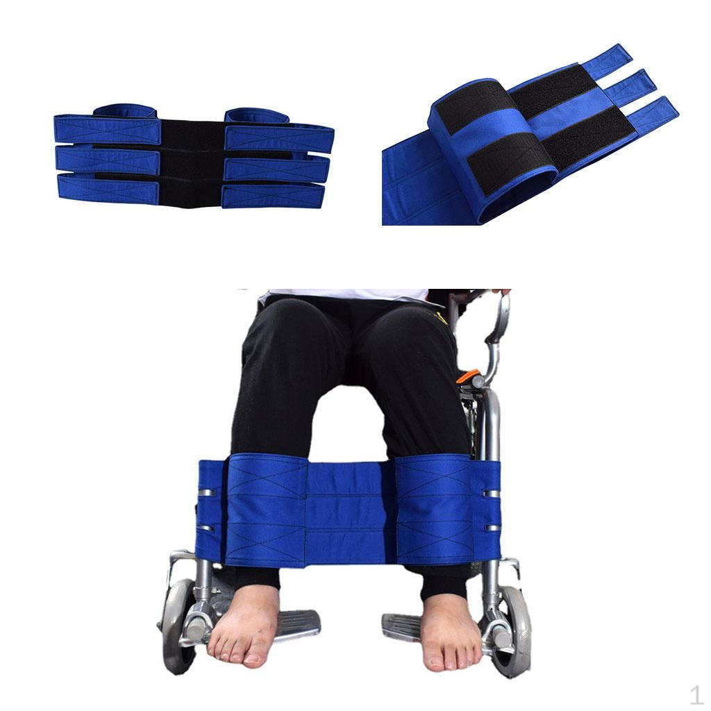

Footrest Leg Support Straps Restraint Belt Restraints Rest Restraining Strap Foot Blue