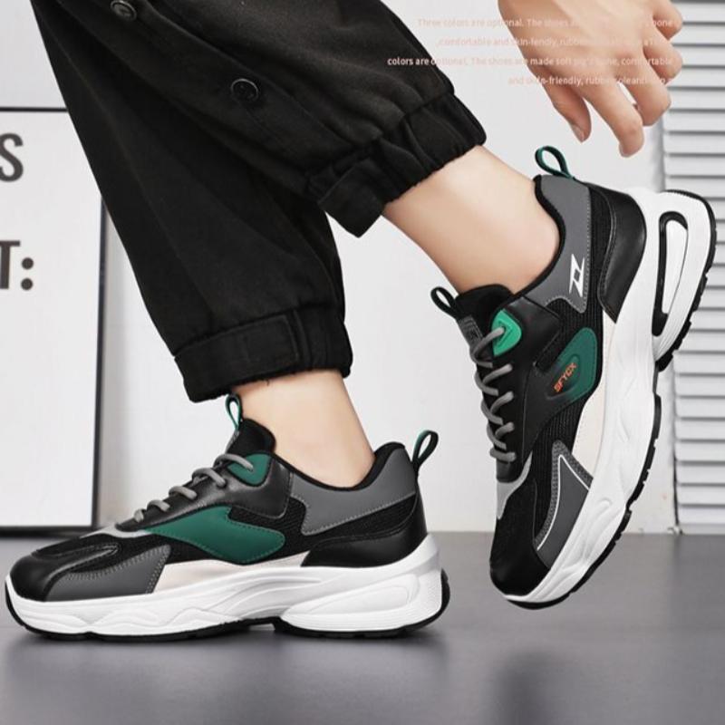 Herren Sommer Atmungsaktiv Vielseitig Deodorant Abriebfest Mesh Sportlich Lässig Dicksohlige Teenager Schuhe