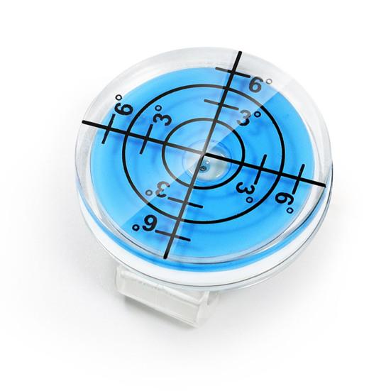 1/4ks Značkovač na čepici golfového levelu Lehká spona na značkovač golfového míčku s barevným designem Příslušenství ke golfové čepici se snadno přenáší