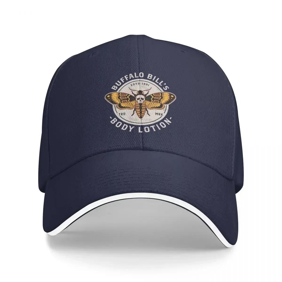 

Buffalo Bill s Body Lotion - Death s Head Moth - Horror - Distressed Vintage Design Cap Casual Baseball Caps Hat Baseball Hats One Size темно-синього кольору