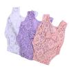 Newborn Photography Props Baby Cute Lace Outfit Headband Girl Children Solid Color Photo Costume Birth Accessory