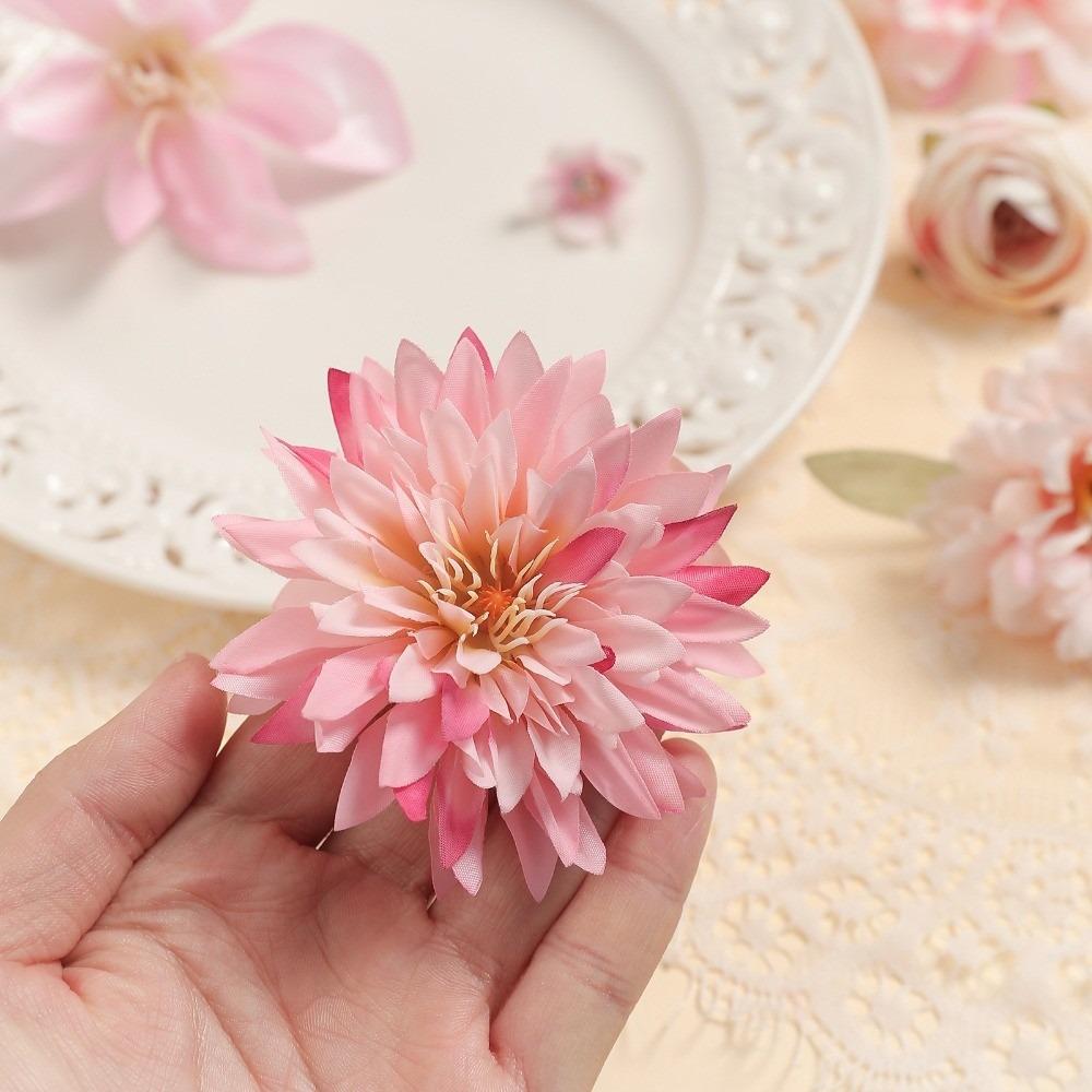Artificial Flowers Rose Fake Flowers Head for Home Decor Wedding Bouquet Decoration Party Supplies Craft Gifts Garland Accessory
