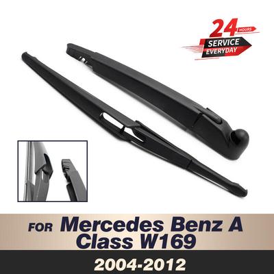 Essuie-glace 12" Kit d'essuie-glace arrière et de bras pour Mercedes-Benz A150 A160 A170 A180 A200 W169 Pare-brise Lunette arrière Fenêtre