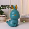 Cute Zodiac Rabbit Piggy Bank Resin Home Decor & Gift