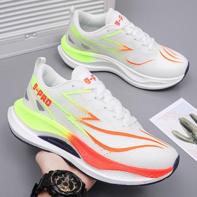 Men's and Women's Marathon Running Shoes 34-45 Women's Training Sports Shoes Men's Mesh Breathable Marathon Running Shoes