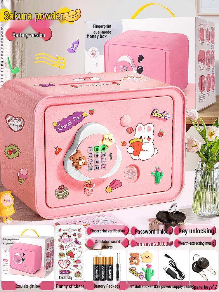 Smart Fingerprint Piggy Bank: Unlock with a Touch - Perfect Birthday Gift for Kids