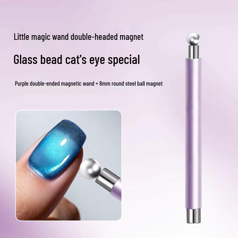 Upgraded Dual-Ended Cat Eye Gel Magnet Pen for Nail Art