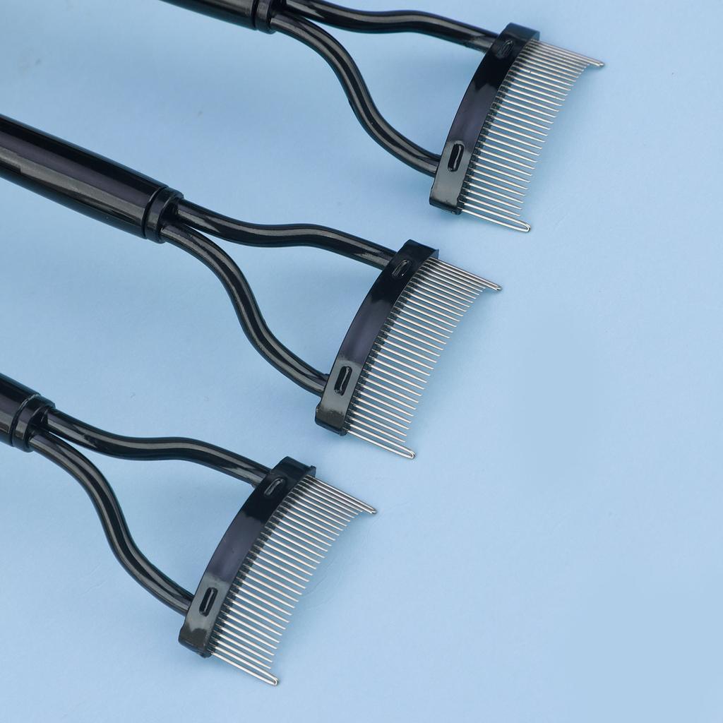 1/3 pcsPortable Eyelash Brush Comb  Eye Lash Stainless Steel Eyelash Combing Tools Eyelash Curler Makeup Lash Separator