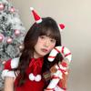Red 3D Curved Christmas Hat Hair Clip – Cute Dress-Up Hair Accessory