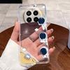 Jelly Casing For Realme GT5 Pro (240W) Funda Capa Clear Silicone Soft TPU Back Cover Cute Cat Rabbit Heart Protective Case Coque