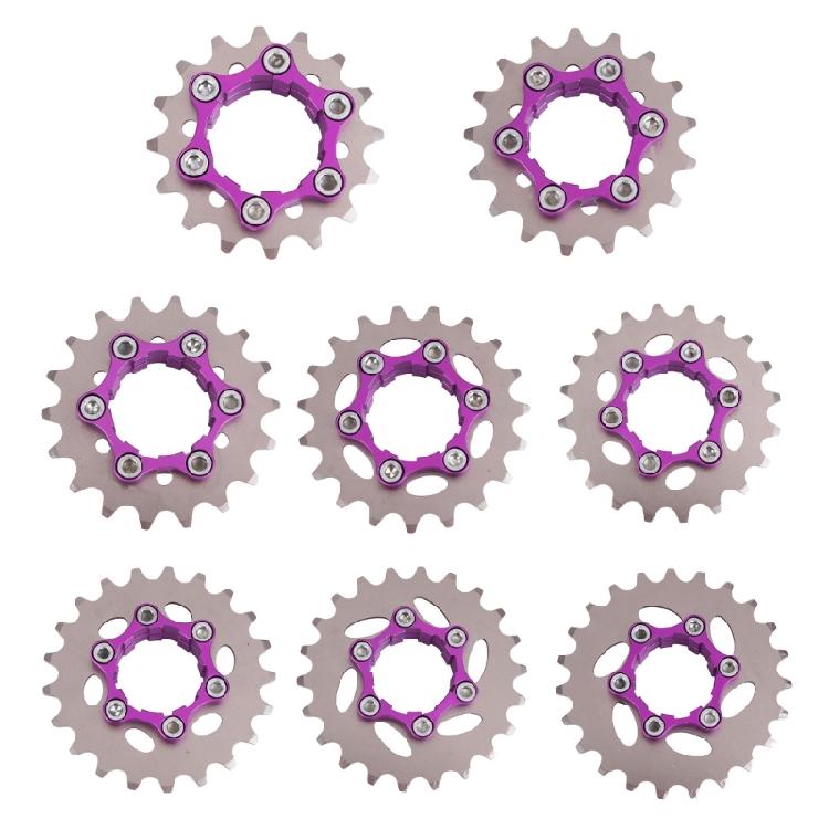 Pignon Monovitesse Acier Haute Résistance Roue Libre Roue d'Inertie Pignon Pièce pour Vélo à pignon fixe Facile à installer
