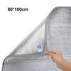 Aluminiumfolie Fenster Sonnenschutzfolie Doppelseitige Isolierfolie Haus Sonnenschutzschutz Mit Saugnapf UV-Schutz Sonnenschutz