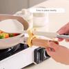 Silicone Pot Lid Clip Spoon Holder Bracket Anti-overflow Support Rack for Kitchen Universal Spatula Holder Clip