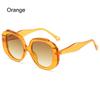 Vintage Hot Pink Glasses Round Frame Women's Sunglasses Sun Glasses Shades