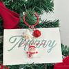 Cartoon Santa Claus Snowman Pendant Key Ring Cute Christmas Keychain Backpack Decoration Accessories Christmas New Year Gifts