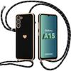 Deksell - Samsung - Galaxy A15 - Svart - Flytende Silikon - Støtsikker Beskyttelse
