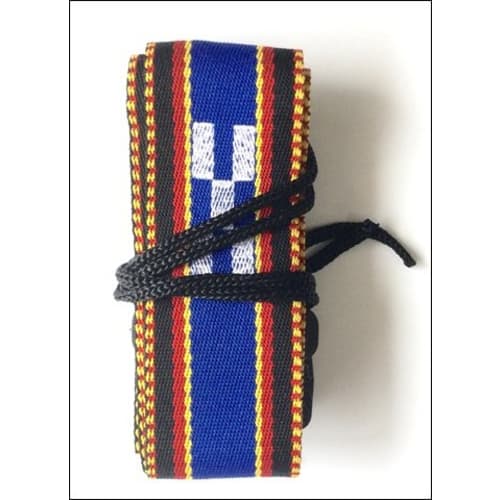 Sanshin Minsa Pattern Shoulder Strap (Minsa Pattern Blue)