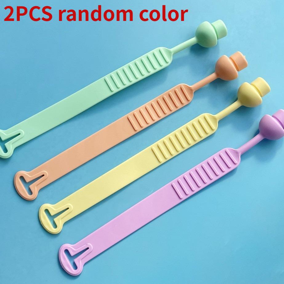 

2/4pcs Cute Mushroom-Shaped Toilet Seat Lifter, Bathroom Accessory,Suitable for bathrooms,Easy to install, random color