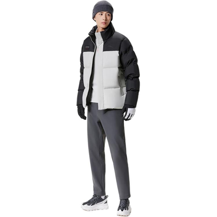 Anta Variety Training Collection Down Jacket Men's Grass Winter Gray 152347934-1