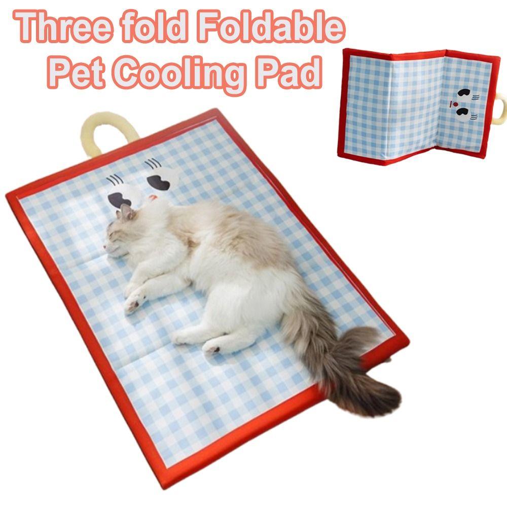 Cartoon Pet Cooling Mat Keep Cooling Pet Ice Cushion Durable Dog Cold Bed Mat  Pet Kennel