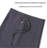 Winter Fleece-Lined Maternity Flare Pants with Abdominal Support and High Waist Design